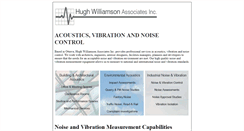 Desktop Screenshot of hwacoustics.ca